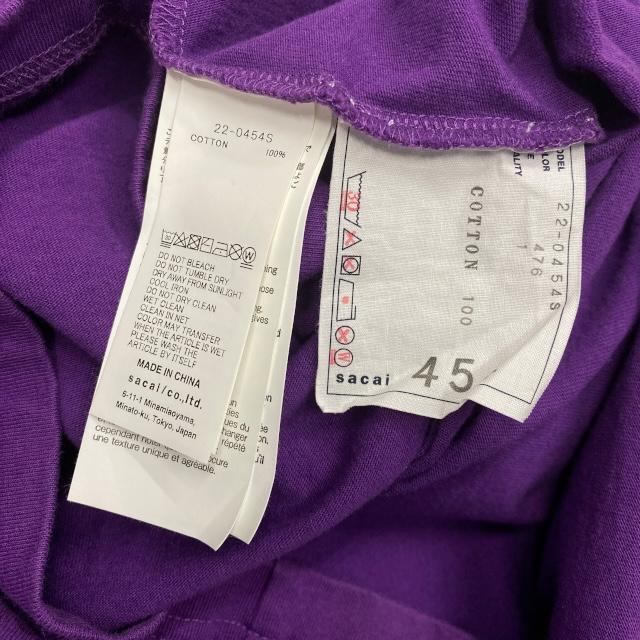 sacai（サカイ） 22-0454S forever ever ever 長袖Tシャツ トップス