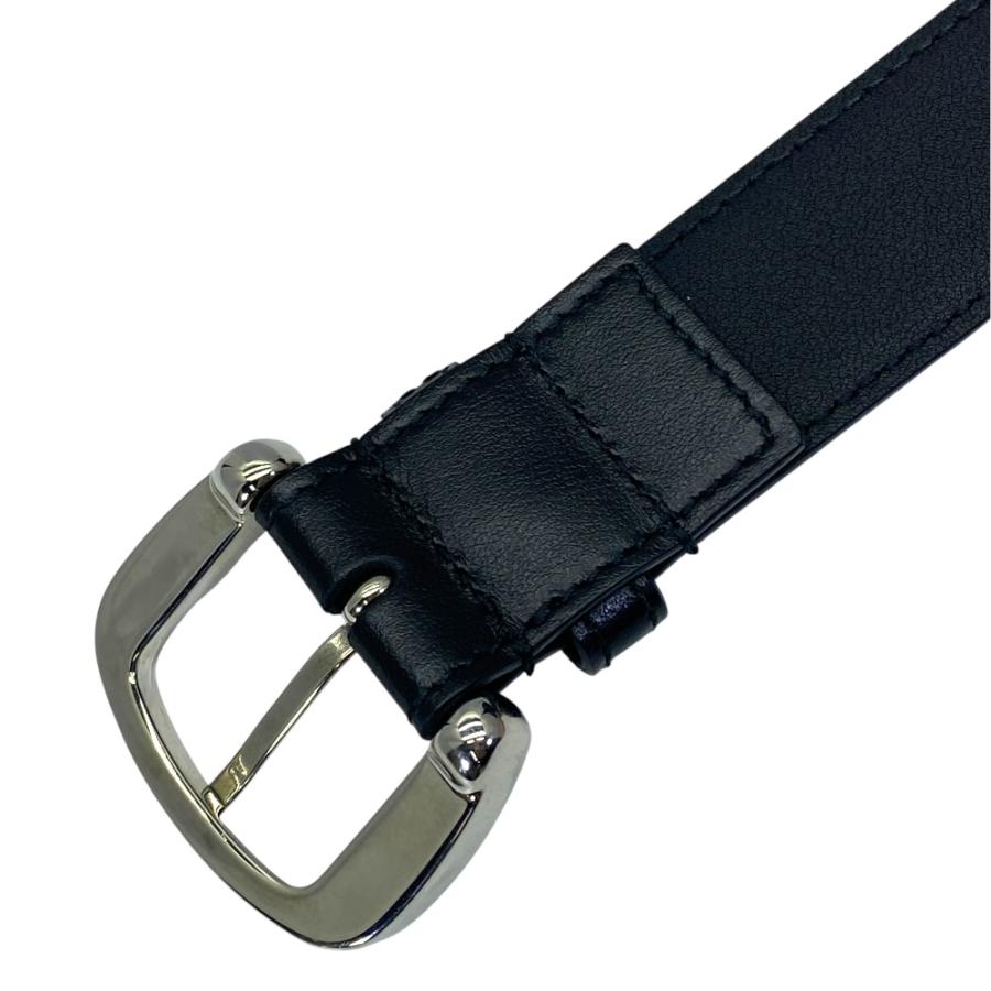 GUCCI（グッチ） ホースビット ベルト レザー ロゴ シルバー金具