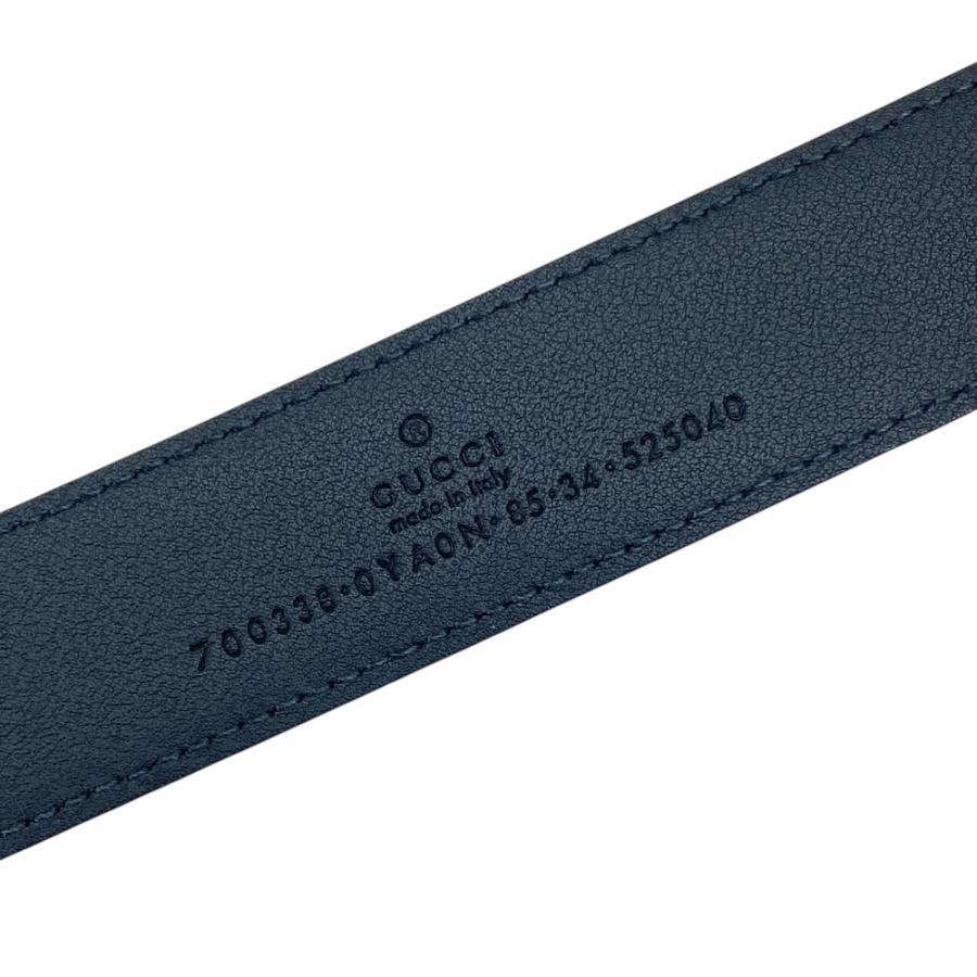 GUCCI（グッチ） ホースビット ベルト レザー ロゴ シルバー金具