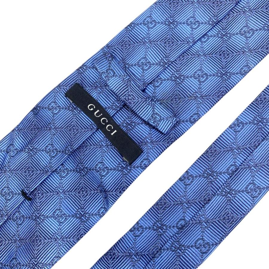 GUCCI（グッチ） ネクタイ レギュラータイ シルク タイ ロゴ GG柄