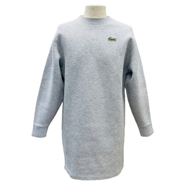 LACOSTE ラコステ ボーイフレンド スエットワンピース 膝丈 長袖