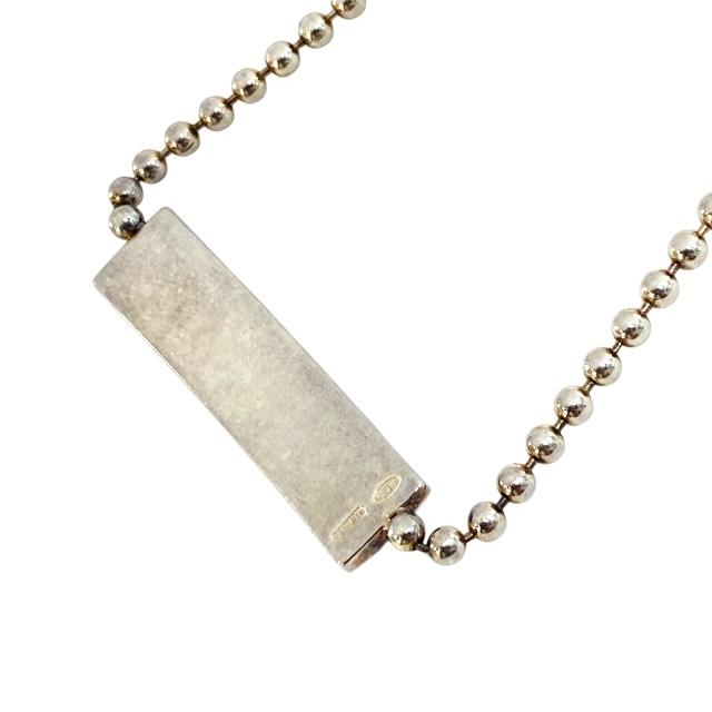 GUCCI（グッチ） チョーカー ネックレス ボールチェーン ロゴプレート