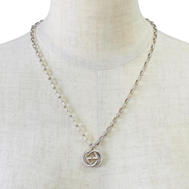 【GUCCI】インターロッキング GGネックレス✧*。 GUCCI（グッチ） インターロッキングG ネックレス ペンダント