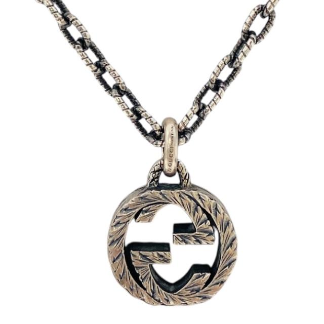 GUCCI（グッチ） 455307 インターロッキングG ネックレス アラベスク