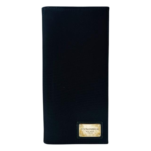 DOLCE&GABBANA ドルチェ＆ガッバーナ　長財布　黒 レザー 二つ折り DOLCE&GABBANA - □未使用□ ドルチェ＆ガッパーナ ドルガバ