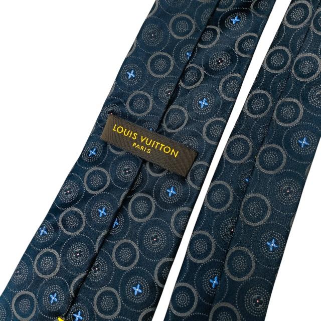 【美品】ルイヴィトン　ネクタイ　モノグラム　クラヴァット　ネイビー×グレー　現行 楽天市場】【新品】ルイヴィトン LOUIS VUITTON ネクタイ