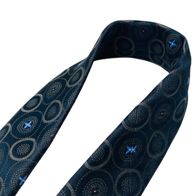 LOUIS VUITTON ネクタイ LVロゴ シルク ネイビー LOUIS VUITTON - 美品 ルイヴィトン Louis Vuitton ネクタイ