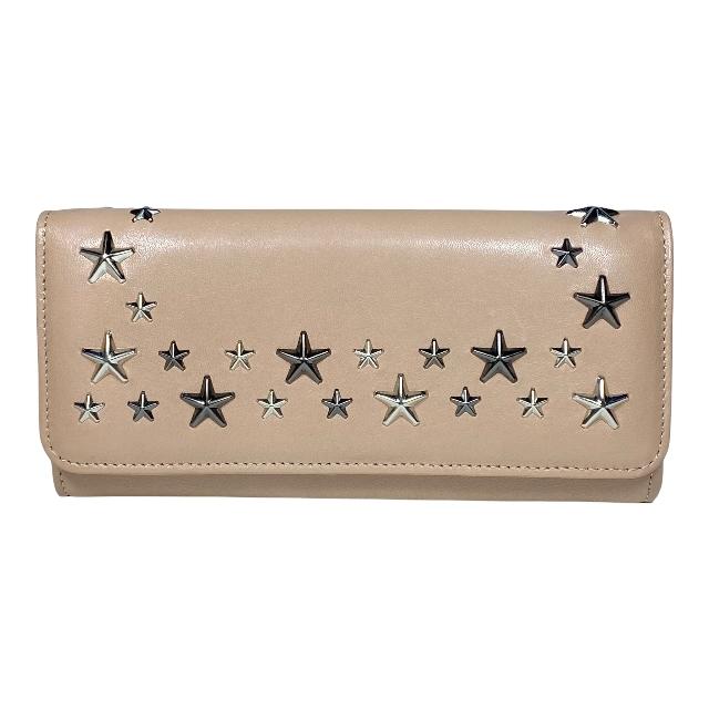 美品】JIMMY CHOO ジミーチュウ NINO ニノ 二つ折り 長財布 スター