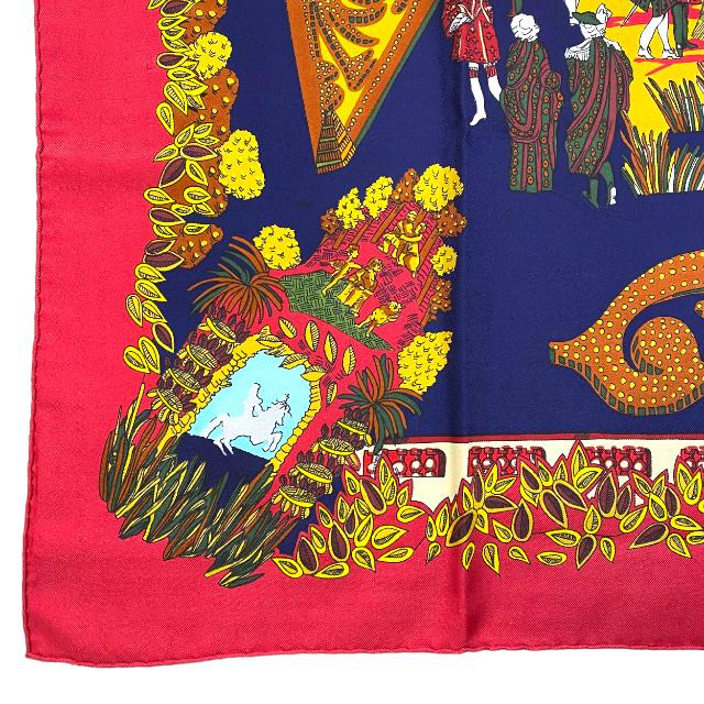 HERMES 大判スカーフ カレ90 Le Paradis Du Roy