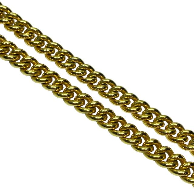 ディオール ロゴ 喜平 チェーン ネックレス ゴールド Christian Dior クリスチャンディオール ロゴ 喜平 ロング