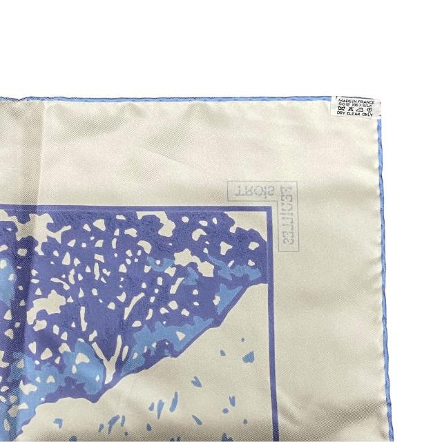 HERMES エルメス スカーフ Trois Feuilles 3枚の葉 大判 カレ90 シルク 