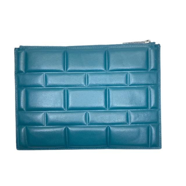 BOTTEGA VENETAレザーキルティングクラッチバッグ BOTTEGA VENETA（ボッテガ・ヴェネタ） ブロック キルティング