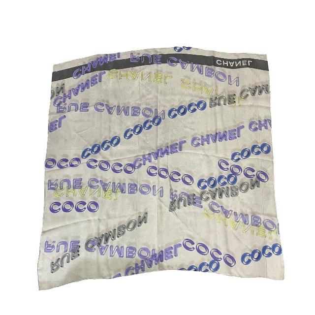 CHANEL シャネル カンボンライン COCO 大判 スカーフ