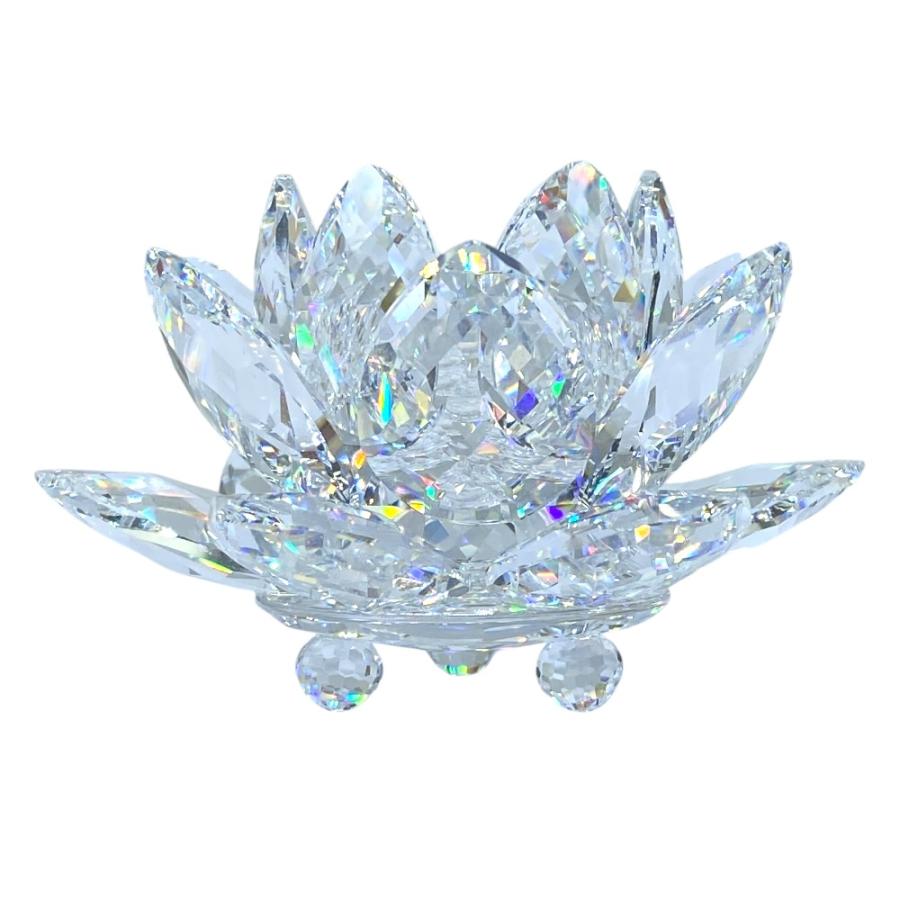 Swarovski 置物 スイレンL SWAROVSKI（スワロフスキー） WATERLILY スイレン キャンドルホルダー