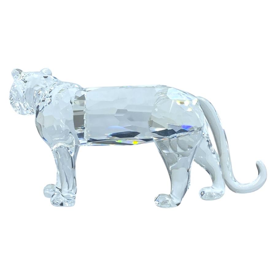 インテリア小物 SWAROVSKI スワロフスキー クリスタル タイガー 置物