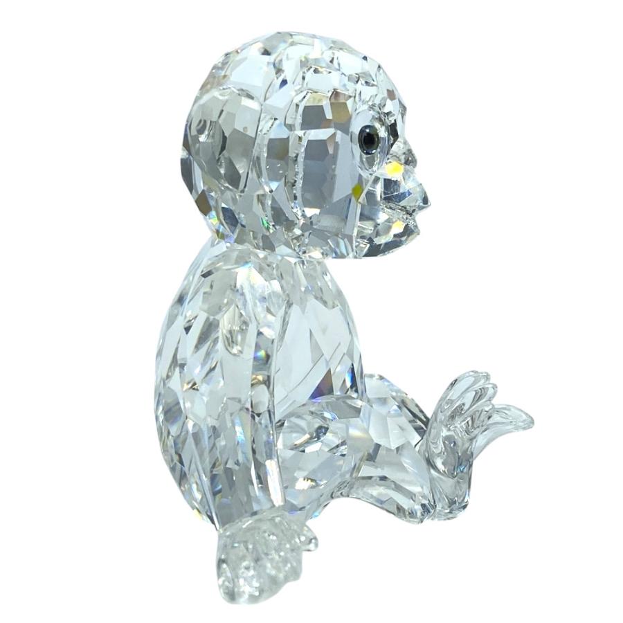 ⑤ スワロフスキー 野性の王国 チンパンジー置物 SWAROVSKI（スワロフスキー） チンパンジー アフリカの野生生物