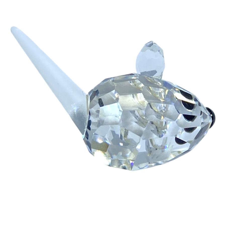 SWAROVSKI トリ、ネズミ、カモ 置物3点セット SWAROVSKI トリ、ネズミ