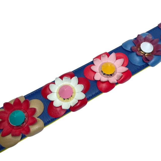 FENDI フェンディ ストラップユー ショルダーストラップ フラワー 花 