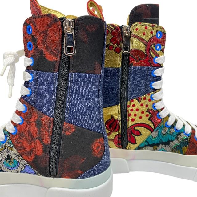Dolce&Gabbana ドルガバ 大粒スワロ ミドルブーツ DOLCE&GABBANA（ドルチェ & ガッバーナ） ドルガバ シューズ ハイ
