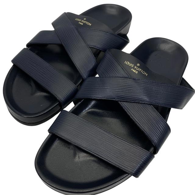Louis Vuitton ネイビー サンダル