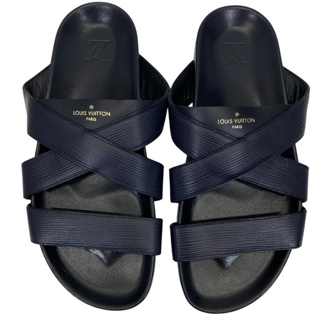 Louis Vuitton ネイビー サンダル
