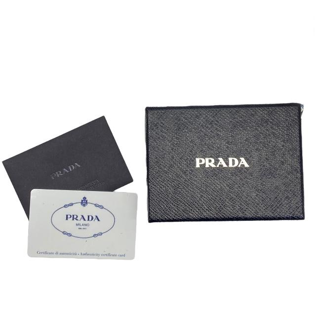 プラダ カードケーズ  1M0208【Aランク】【中古】 PRADA（プラダ） 1M0208 カードケース パスケース 名刺入れ コンパクト