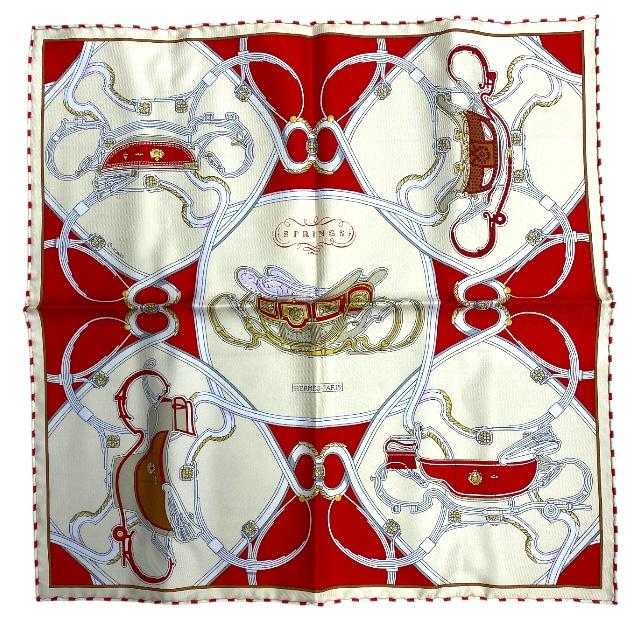 HERMES 【美品】エルメス スカーフ カレ45 Springs Remix