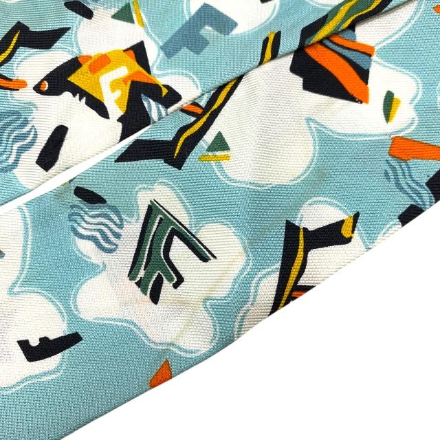 FENDI フェンディ ラッピー スカーフ ツイリースカーフ リボン