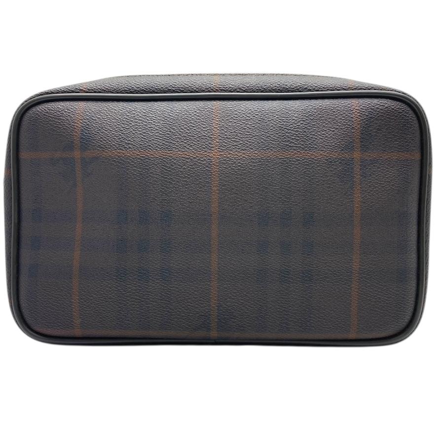 美品✨️BURBERRY 2way ビジネスバッグ ダークブラウン✕ノバチェック バーバリーズ ショルダーバッグ 2way ビジネス ノバチェック レザーの