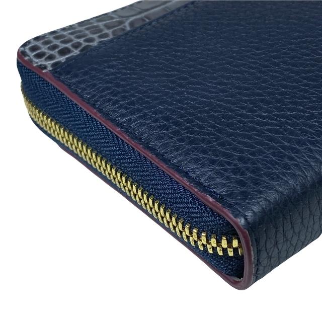 美品】COCOCELUX GOLD ココセリュクス 長財布 財布 ラウンドファスナー