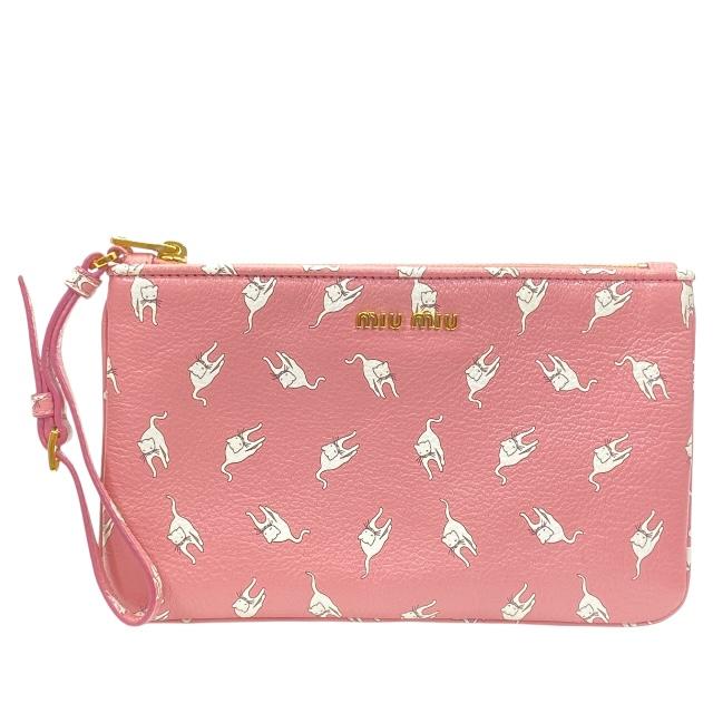 miumiu メイクポーチ miu ミュウミュウ 化粧ポーチ ブランド 使いやすい おしゃれ