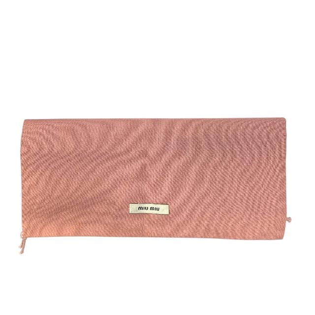 miu 【美品】miumiu ミュウミュウ ポーチ 小物入れ 化粧ポーチ