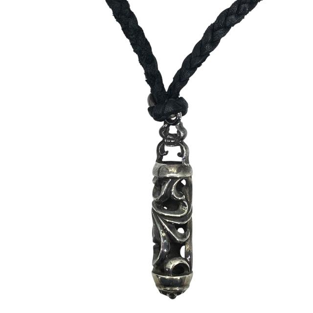 Chrome Hearts クロムハーツ　ローラーネックレス オールドレザー CHROME HEARTS（クロムハーツ） ローラー ネックレス ペンダント
