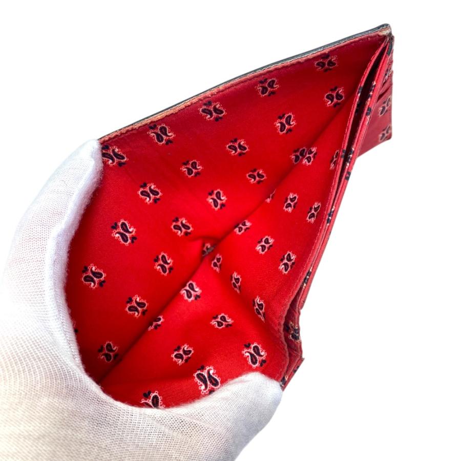 イ*ク様 SAINT LAURENT 二つ折りコンパクトウォレット SAINT LAURENT サンローラン 財布 二つ折り財布 折り財布 ペイズリー