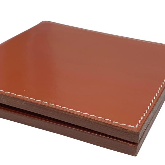 HERMES エルメス 鏡 ミラー コンパクト ミニ スクエア 二つ折り