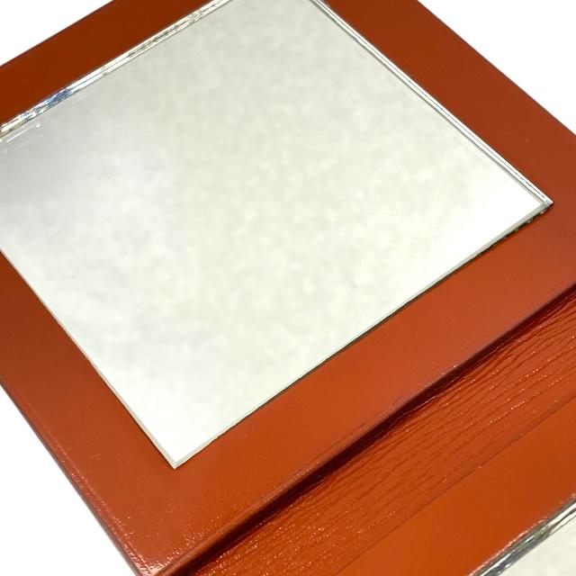 HERMES - エルメス コンパクトミラー 折り畳み レザー の通販 by