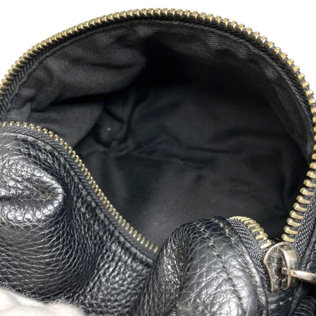 DOLCE & GABBANA ボディバッグ・ウエストポーチ ブラック本革レザー DOLCE&GABBANA ドルチェ&ガッバーナ D&G ボディバッグ ウエスト
