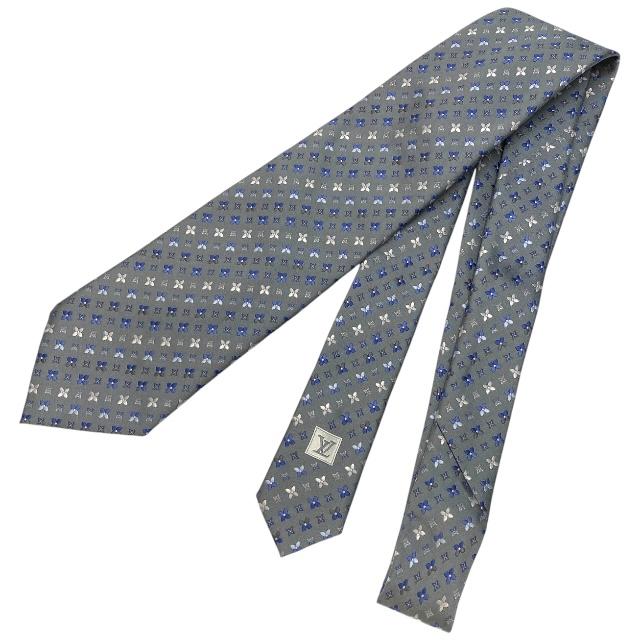 LOUIS VUITTON ルイヴィトン ネクタイ シルク100% グレー 総柄 楽天市場】LOUIS VUITTON ルイ ヴィトン ネクタイ シルク100