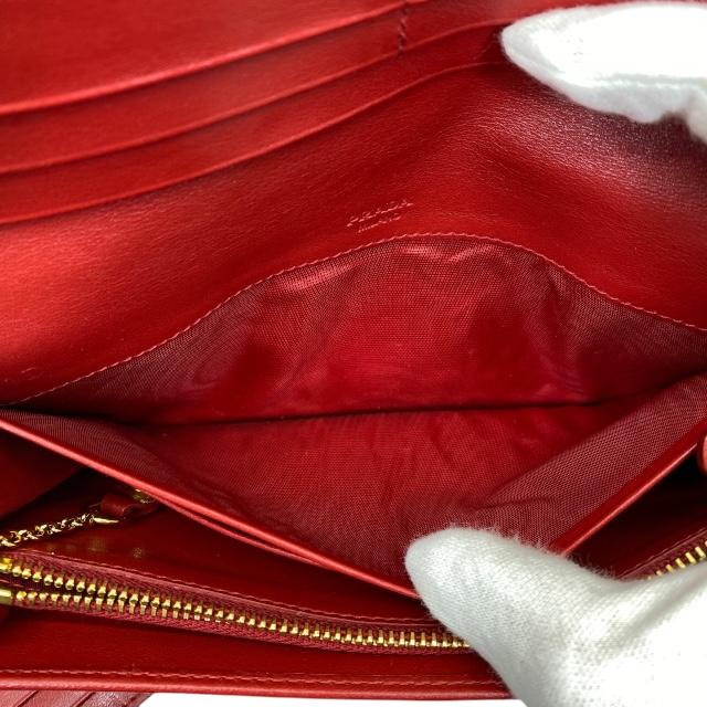 PRADA 【美品】PRADA プラダ 1M1132 長財布 財布 ロングウォレット 二 