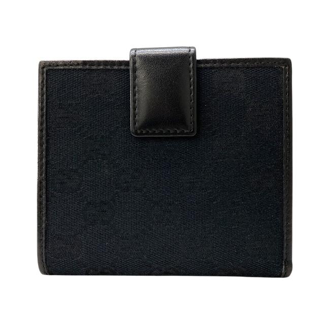 GUCCI 二つ折り財布 GGキャンバス インターロッキングWホック財布 GUCCI グッチ Wホック二つ折り財布 コンパクトウォレット GG