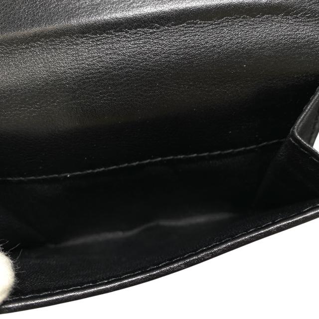 美品 グッチ インターロッキングG 三つ折り財布 レザー ブラック ウォレット グッチ GUCCI インターロッキングG 長財布 509644 ブラック