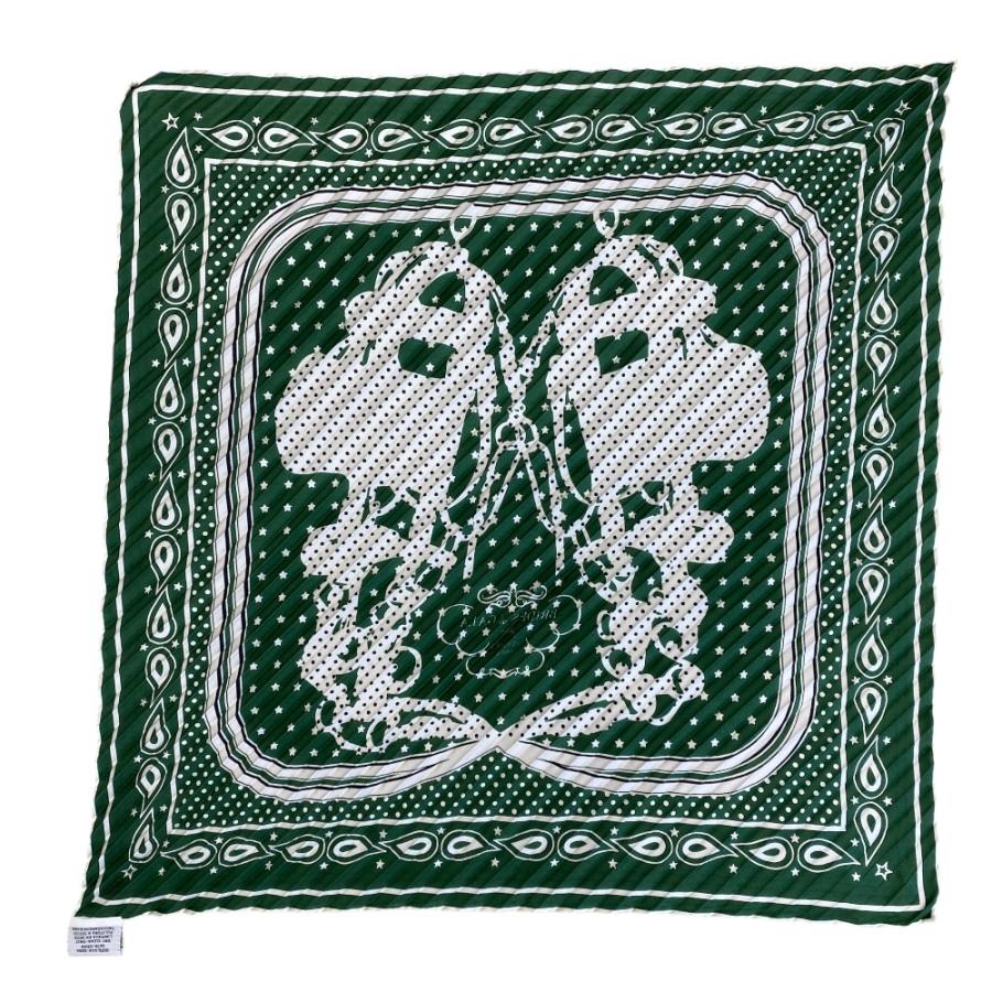 エルメス☆シルクバンダナ（プリッド・ドゥ・ガラ）プリーツ仕様 HERMES（エルメス） 美品 シルクバンダナ ブリッド・ドゥ・ガラ