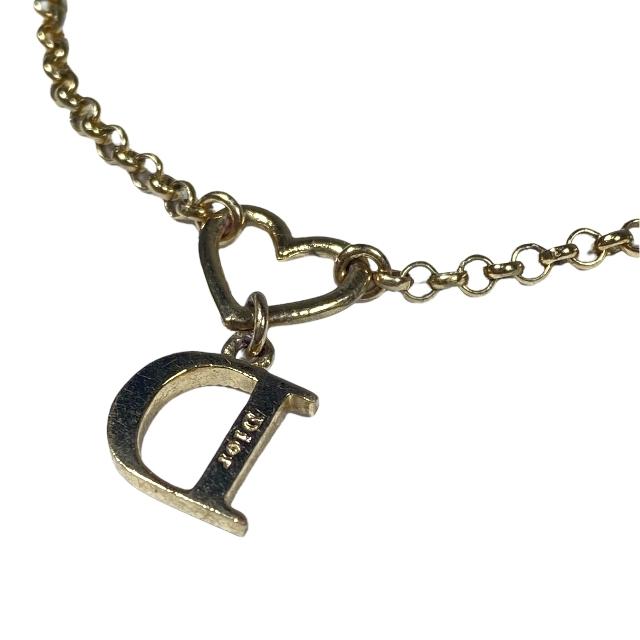 Christian Dior ディオール ブレスレット バングル ハート Dロゴ
