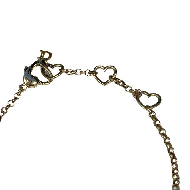 Christian Dior ディオール ブレスレット バングル ハート Dロゴ