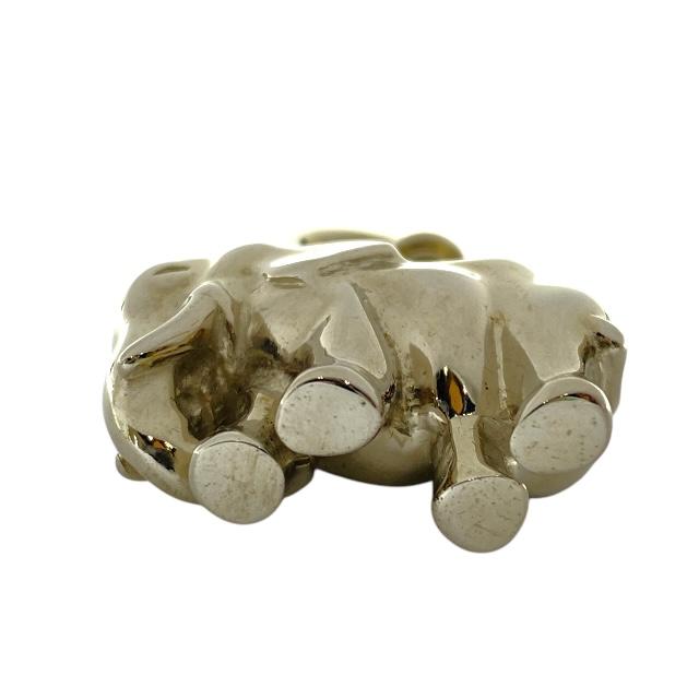 HERMES エルメス カデナ エレファント 象 キーリング