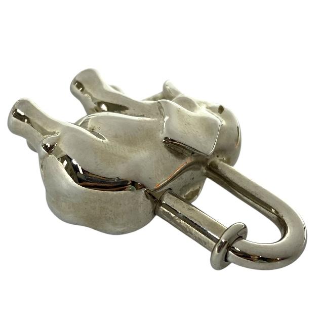 HERMES エルメス カデナ エレファント 象 キーリング キーホルダー