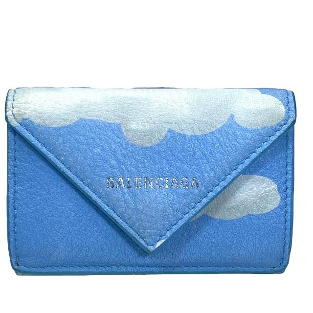 BALENCIAGA バレンシアガ 391446 ペーパーミニウォレット 財布 三 