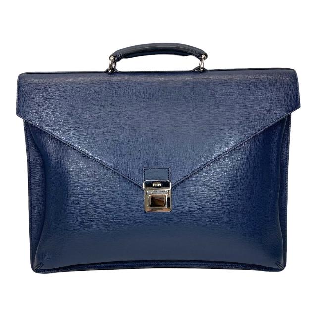 Fendi フェンディ ネイビー レザー バッグ メンズ ブリーフケース ビジネスバッグ ハンドバッグ ブリーフケース 売り切り御免 Www Familibase Ie