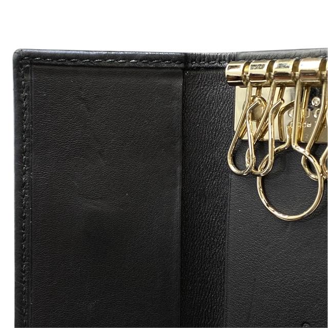 GUCCI（グッチ） 138098 グッチシマ 6連 キーケース キーフック レザー