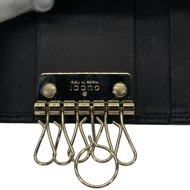 GUCCI グッチ 138098 グッチシマ 6連 キーケース キーフック レザー